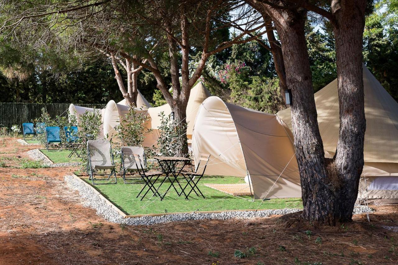 Glamping La Mimosa Conil Hotell Conil De La Frontera Exteriör bild